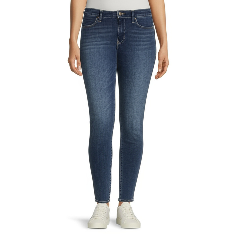 CHARTER CLUB Skinny Jeans 10S Blue‎ Windham High Rise Tummy Slimming Stretch NEW